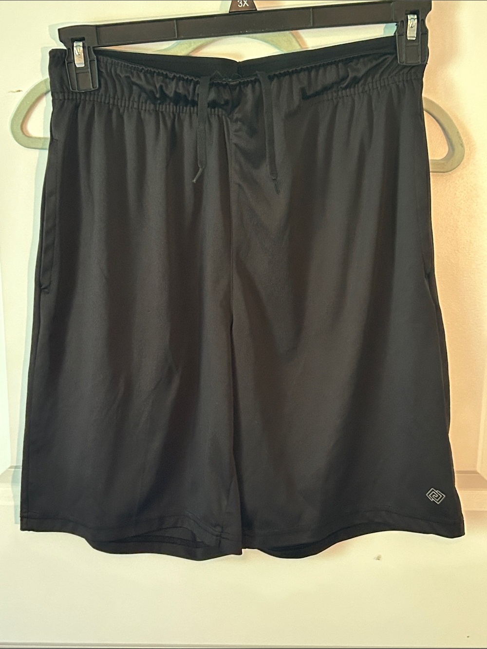 Men's Black Performance Athletic Shorts